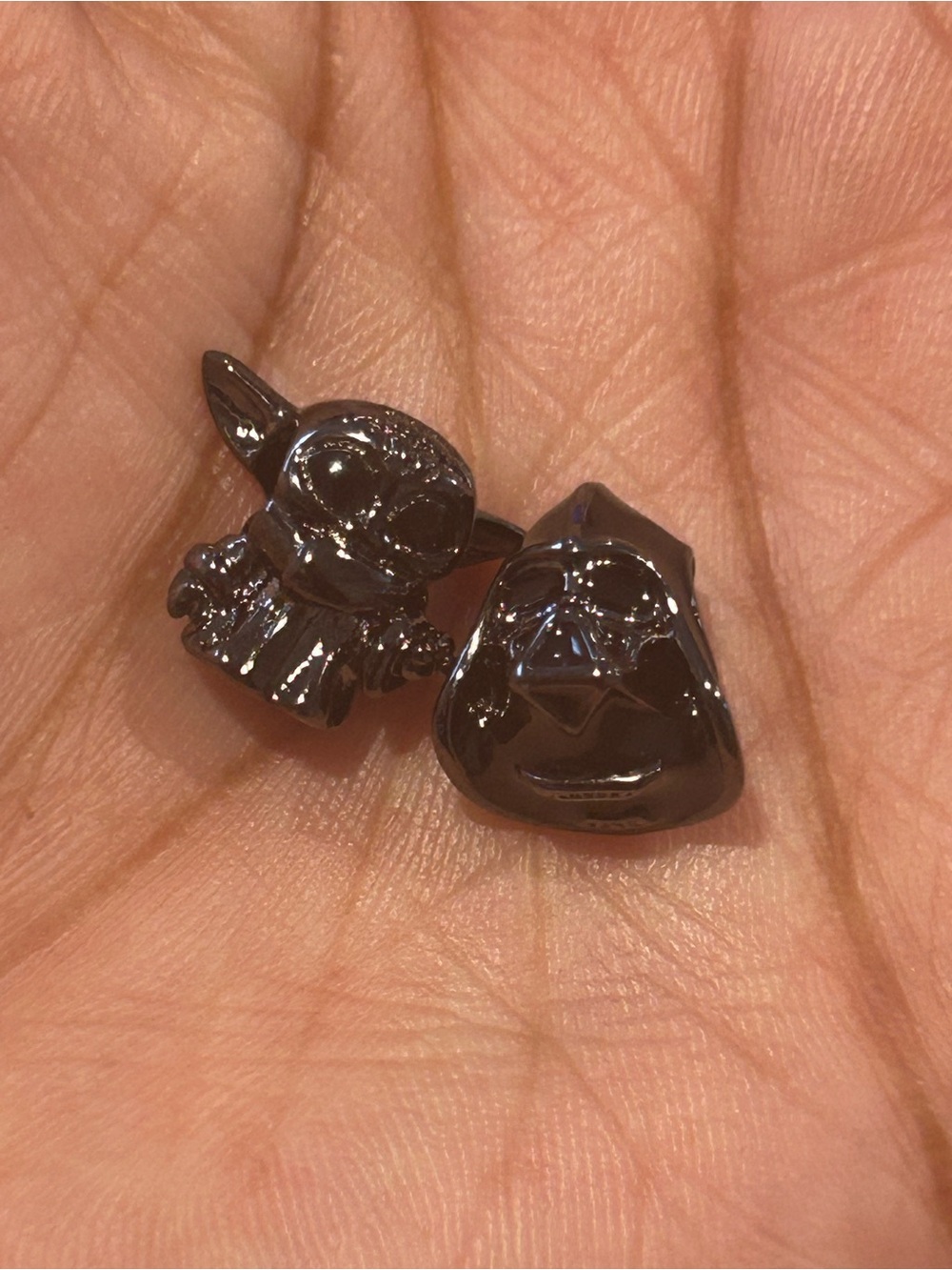Star Wars Pandora DV & Grogu Black Charm Duo
